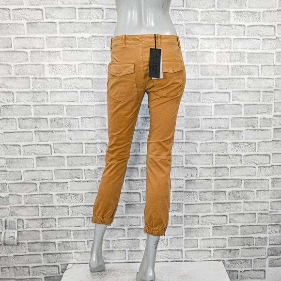 NEW Nili Lotan Cropped French Military Pants ankle zip in Fawn beige Size 2 $325 - Picture 4 of 13